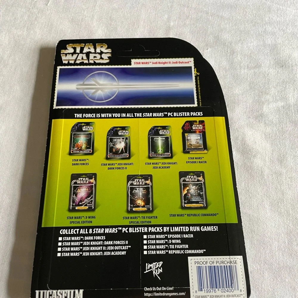 Star Wars Jedi Knight II: Jedi Outcast PC Game - Black, Blue, White